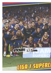 Sticker FC Barcelona team sticker - Fc Barcelona 2013-2014 n. 184 - Panini