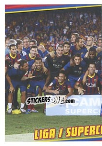 Figurina FC Barcelona team sticker