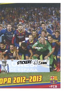 Cromo FC Barcelona team sticker - Fc Barcelona 2013-2014 - Panini