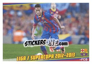 Sticker Neymar Jr - Fc Barcelona 2013-2014 n. 186 - Panini