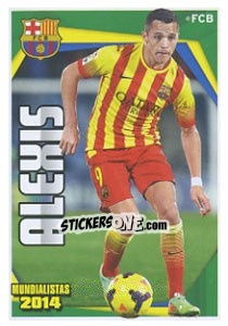 Sticker Alexis Sánchez - Fc Barcelona 2013-2014 - Panini