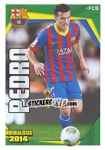 Sticker Pedro Rodríguez - Fc Barcelona 2013-2014 n. 197 - Panini