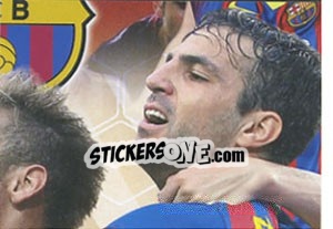 Cromo Poster - Fc Barcelona 2013-2014 - Panini