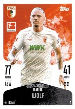 Cromo Marius Wolf - German Fussball Bundesliga 2024-2025. Match Attax
 n. 3 - Topps