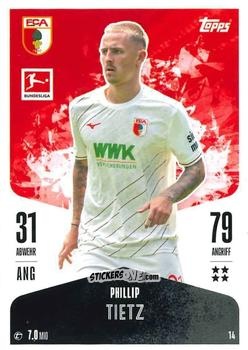 Sticker Philip Tietz - German Fussball Bundesliga 2024-2025. Match Attax
 n. 14 - Topps