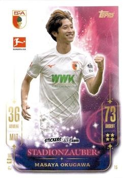 Figurina Masaya Okugawa - German Fussball Bundesliga 2024-2025. Match Attax
 n. 15 - Topps