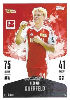 Cromo Leopold Querfeld - German Fussball Bundesliga 2024-2025. Match Attax
 n. 24 - Topps