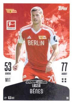 Cromo László Bénes - German Fussball Bundesliga 2024-2025. Match Attax
 n. 26 - Topps