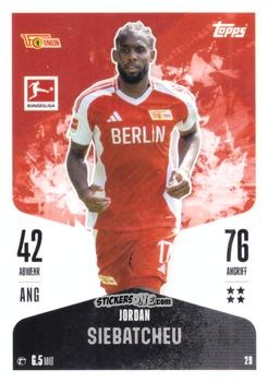 Cromo Jordan Siebatcheu - German Fussball Bundesliga 2024-2025. Match Attax
 n. 29 - Topps