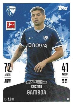 Figurina Cristian Gamboa - German Fussball Bundesliga 2024-2025. Match Attax
 n. 39 - Topps