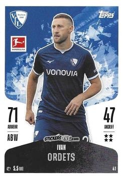 Figurina Ivan Ordets - German Fussball Bundesliga 2024-2025. Match Attax
 n. 41 - Topps
