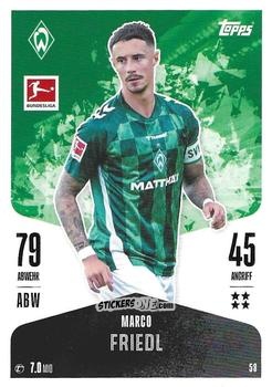 Figurina Marco Friedl - German Fussball Bundesliga 2024-2025. Match Attax
 n. 58 - Topps