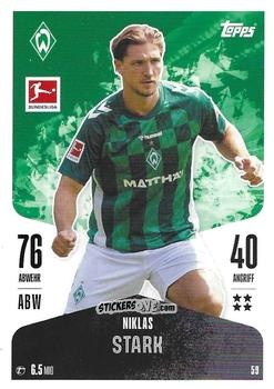 Sticker Niklas Stark - German Fussball Bundesliga 2024-2025. Match Attax
 n. 59 - Topps