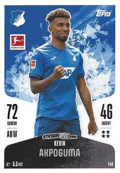 Sticker Kevin Akpoguma - German Fussball Bundesliga 2024-2025. Match Attax
 n. 148 - Topps
