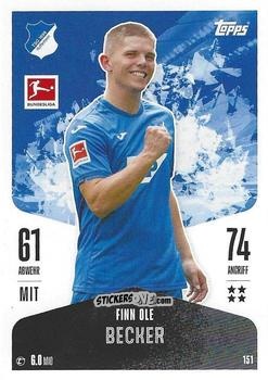 Sticker Finn Ole Becker - German Fussball Bundesliga 2024-2025. Match Attax
 n. 151 - Topps