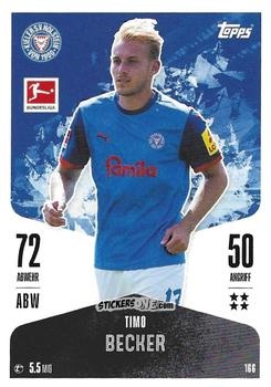 Sticker Timo Becker - German Fussball Bundesliga 2024-2025. Match Attax
 n. 166 - Topps