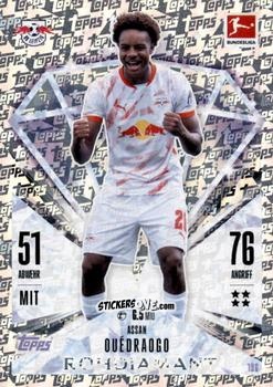 Figurina Assan Ouédraogo - German Fussball Bundesliga 2024-2025. Match Attax
 n. 196 - Topps