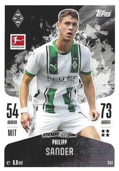 Cromo Philipp Sander - German Fussball Bundesliga 2024-2025. Match Attax
 n. 241 - Topps