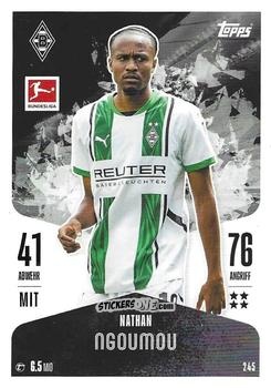 Cromo Nathan Ngoumou - German Fussball Bundesliga 2024-2025. Match Attax
 n. 245 - Topps