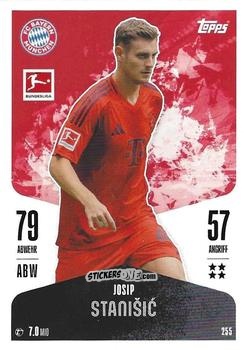 Cromo Josip Stanišić - German Fussball Bundesliga 2024-2025. Match Attax
 n. 255 - Topps