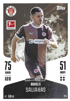 Cromo Manolis Saliakas - German Fussball Bundesliga 2024-2025. Match Attax
 n. 275 - Topps
