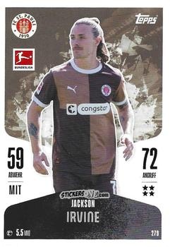 Cromo Jackson Irvine - German Fussball Bundesliga 2024-2025. Match Attax
 n. 279 - Topps