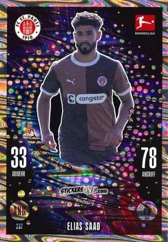 Sticker Elias Saad - German Fussball Bundesliga 2024-2025. Match Attax
 n. 287 - Topps