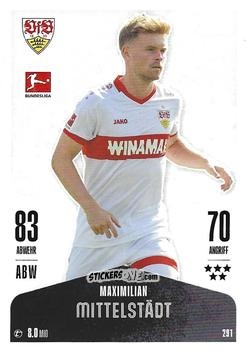 Cromo Maximilian Mittelstädt - German Fussball Bundesliga 2024-2025. Match Attax
 n. 291 - Topps