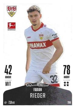 Sticker Fabian Rieder - German Fussball Bundesliga 2024-2025. Match Attax
 n. 298 - Topps