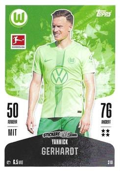 Cromo Yannick Gerhardt - German Fussball Bundesliga 2024-2025. Match Attax
 n. 318 - Topps
