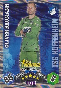 Figurina Oliver Baumann - German Fussball Bundesliga 2024-2025. Match Attax
 n. 333 - Topps