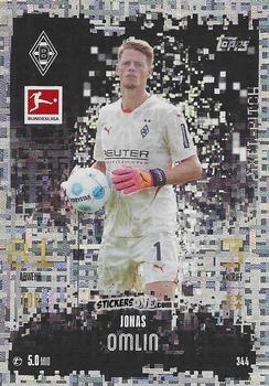 Figurina Jonas Omlin - German Fussball Bundesliga 2024-2025. Match Attax
 n. 344 - Topps