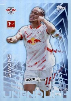 Cromo Xavi Simons - German Fussball Bundesliga 2024-2025. Match Attax
 n. 371 - Topps