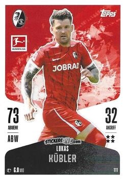Cromo Lukas Kübler - German Fussball Bundesliga 2024-2025. Match Attax
 n. 111 - Topps