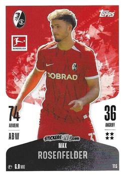 Cromo Max Rosenfelder - German Fussball Bundesliga 2024-2025. Match Attax
 n. 115 - Topps