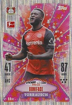 Cromo Victor Boniface - German Fussball Bundesliga 2024-2025. Match Attax
 n. 391 - Topps