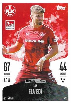 Figurina Jan Elvedi - German Fussball Bundesliga 2024-2025. Match Attax
 n. 421 - Topps