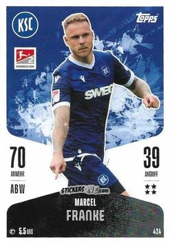 Sticker Marcel Franke - German Fussball Bundesliga 2024-2025. Match Attax
 n. 424 - Topps
