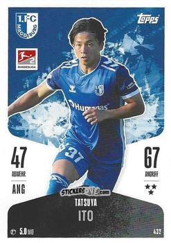Cromo Tatsuya Ito - German Fussball Bundesliga 2024-2025. Match Attax
 n. 432 - Topps