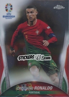 Sticker Cristiano Ronaldo - Chrome UEFA Euro 2024
 n. 7 - Topps