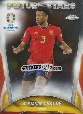 Sticker Alejandro Balde - Chrome UEFA Euro 2024
 n. 20 - Topps