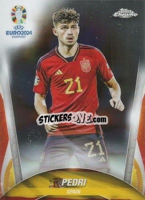 Sticker Pedri - Chrome UEFA Euro 2024
 n. 26 - Topps