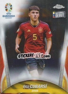 Sticker Pau Cubarsi - Chrome UEFA Euro 2024
 n. 33 - Topps