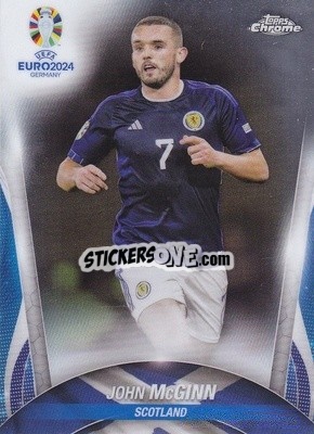 Sticker John McGinn - Chrome UEFA Euro 2024
 n. 44 - Topps