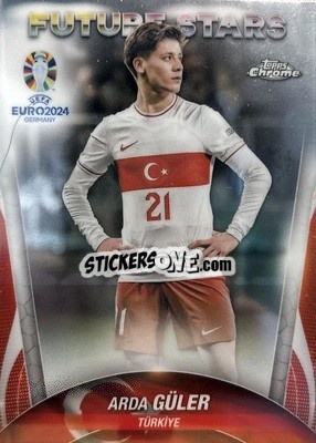 Sticker Arda Guler - Chrome UEFA Euro 2024
 n. 143 - Topps