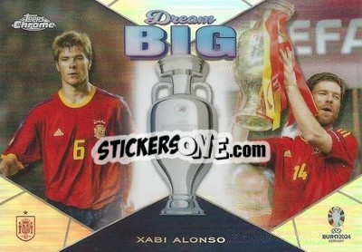 Sticker Xabi Alonso - Chrome UEFA Euro 2024
 n. DB-12 - Topps