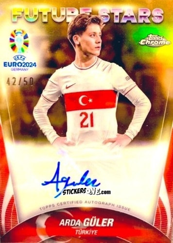 Cromo Arda Guler - Chrome UEFA Euro 2024
 n. FSA-AG - Topps