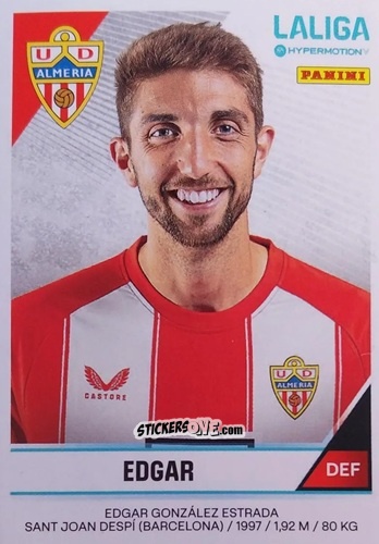 Figurina Edgar González - LaLiga Hypermotion 2024-2025
 n. 27 - Panini