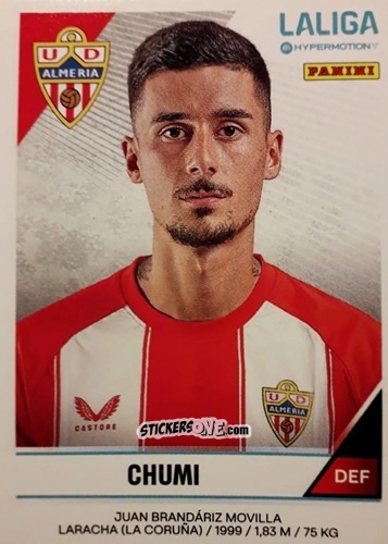 Figurina Chumi - LaLiga Hypermotion 2024-2025
 n. 29 - Panini
