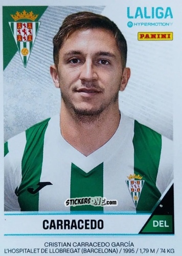Cromo Cristian Carracedo - LaLiga Hypermotion 2024-2025
 n. 132 - Panini